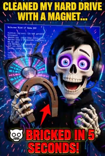 Destroying a PC with a MAGNET?! 🧲💀 #techfail