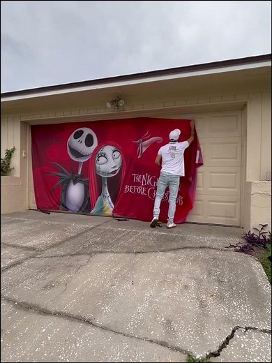Garage Door Covers Wrap Halloween Collections - Decor Your Door