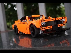 Lego Technic 42093 D model V8 Muscle car