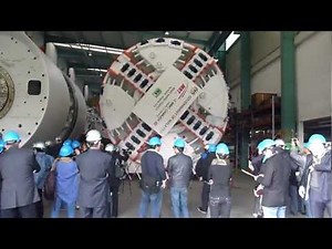 Unveiling of world's first variable density slurry tunnel boring machine by Herrenknecht AG