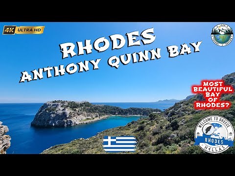 ANTHONY QUINN BAY - Best snorkeling hotspot on Rhodes | Greece | 4K UHD