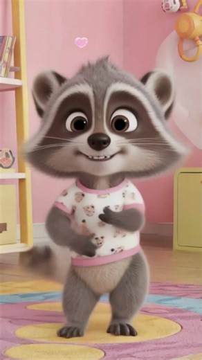Cute Raccoon Dancing to Pedro Song