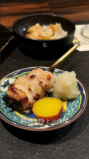 新橋の隠れ家焼鳥『鳥さと』で極上ディナー｜響・魔王も楽しめるプレミアム飲み放題 #グルメ