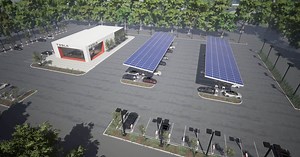 Elon Musk talks about building retro drive-in restaurant at Tesla Supercharger with in-car digital menu