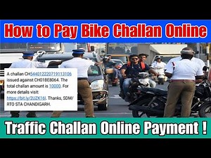 How to Pay Traffic e-Challan Online || Traffic Challan Online Proses, Online Vehicle Challan Payment