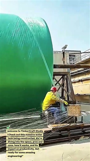 Giant Water Tank Construction: Amazing Engineering!