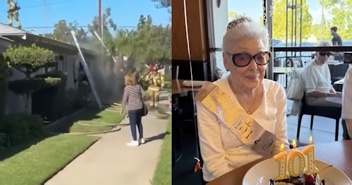UPS Driver and Neighbors Save 101-Year-Old Woman From Fire