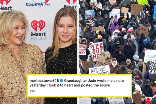 Here’s How Martha Stewart Responded When Her 14-Year-Old Granddaughter Called Out Her Silence On The ICE Killings