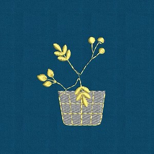 Floral Basket Embroidery Design – Spring Flowers (downloadable) - Etsy