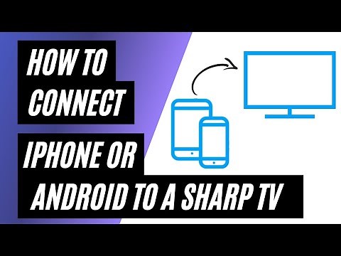 How To Connect iPhone or Android on ANY Sharp TV
