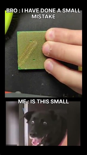My bro small mistake 😱