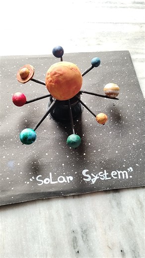solar system model ❤️😇 #shorts