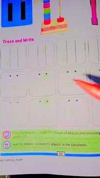 Trace Write Number 11 | Counting Activity for Kids# short