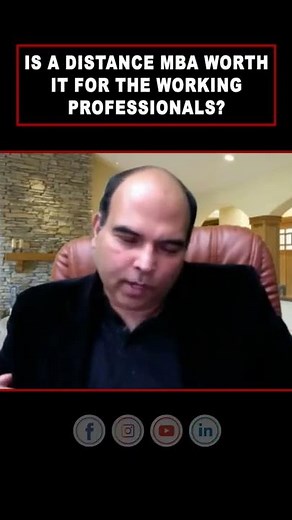 Is A Distance MBA Worth It For Working Professionals? | Arun Sharma