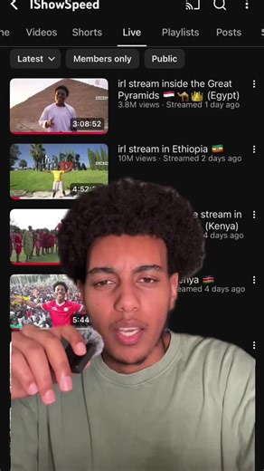 IShowSpeed Live in Ethiopia: An Unforgettable Experience