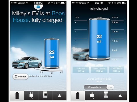 MyFord Mobile demonstration - how it works - iPhone app