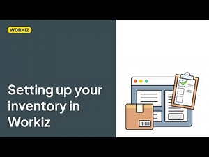 Setting up your inventory in Workiz