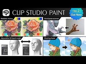 Clip Studio Paint Ver. 2.0 overview with staff demonstrations!