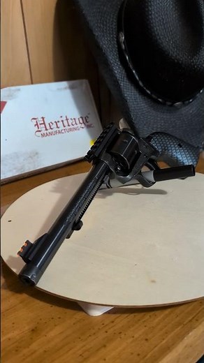 Heritage Rough Rider Tactical Cowboy Revolver 22LR/22 Magnum with Laser Sight made in the USA.