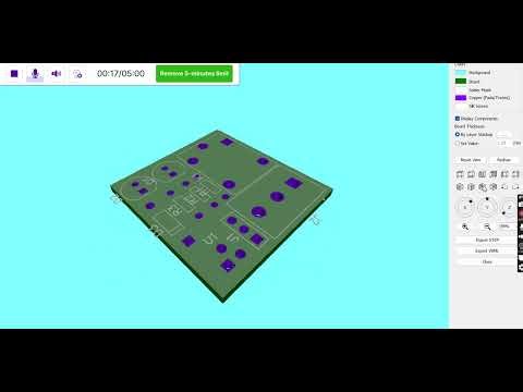 PCB design | PCB 3D view | Electronics Engineering| PCB layout view |