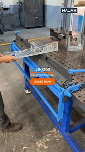 1.8K views · 65 reactions | Turning metal sheets into possibilities. ✨ SB1200 In Action! #SheetMetalBender #WorkshopTools #MetalFabrication #Bender #MetalBender #MetalBrake #SheetMetalTools #WorkshopTools #Fabrication #Innovation #MadeInThePhilippines #EngineeringSuccess #NAJAHIndustriesOPC | NAJAH Industries OPC | Facebook
