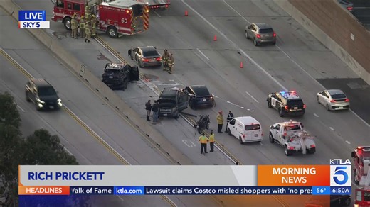 Pileup causes major backups on 170 Freeway