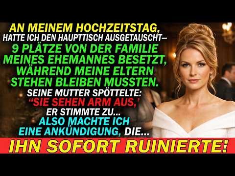 His family took care of my wedding – my parents just stood there until I took the microphone.