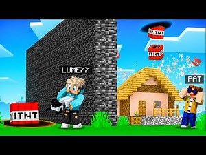 Ich PRANKE Ihn mit PORTAL GUN im BAU BATTLE! (ESKALIERT) - Minecraft mit LumeXx