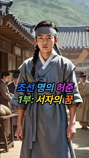 조선 명의 허준, 1부 서자의 위대한 꿈 | #허준 , 서자에서 #조선 최고의 #어의 가 되다