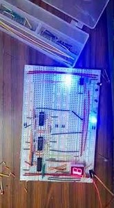 four-bit binary ripple counter using jk flip flops