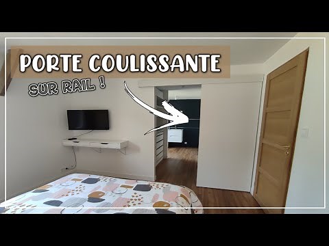 Poser une porte coulissante en applique