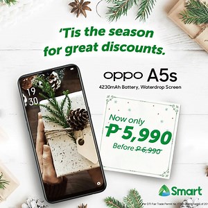 4.8K reactions · 132 shares | The world now made closer with your new #SmartLTE phone! Save P1,000 when you buy an Oppo A5s at the Smart Online Store. Get it here: store.smart.com.ph Per DTI Fair Trade Permit No. FTEB-20984 Series of 2019. | Smart Communications, Inc. | Facebook