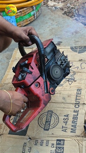 Chainsaw Machine Repairing | Chainsaw machine Cylinder Piston Replacement 🔥