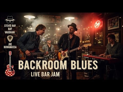 Stevie Ray Vaughan, Joe Bonamassa, and Buddy Guy Inspired | Backroom Blues - live blues-rock bar jam