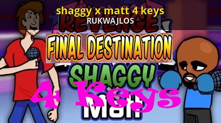 shaggy x matt 4 keys Mod for Friday Night Funkin' | FNF Mods