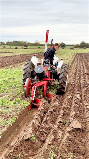 Digby with his David Brown Selectamatic tractor ploughing at the @Sturton by Stow Annual Ploughing Match | Pro Horizon Farming Content