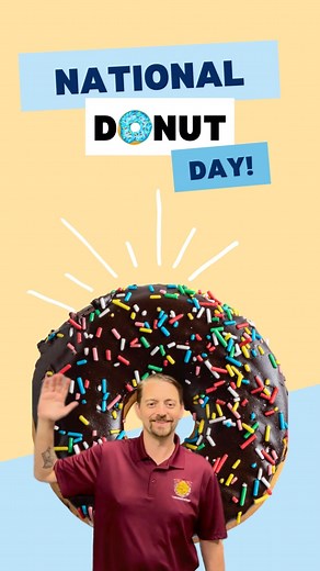  Happy National Donut Day!  Whether you love glazed, filled, or frosted, today’s the perfect excuse to treat yourself to a sweet delight!  Did you know donuts have a fascinating history?  Check out this fun video to learn some surprising donut facts.  Tell us your favorite donut flavor in the comments!  #NationalDonutDay #DonutLove #SweetTreats #SuffolkVA | City of Suffolk, VA - Municipal Government | Facebook