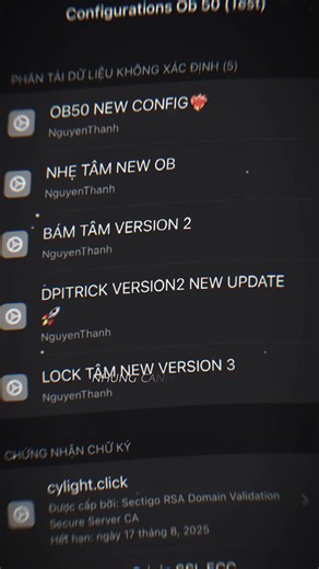 Cấu Hình iOS Full Đỏ Cho OB50: Tải Ngay!