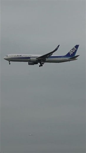 ANAのB-767(JA625A)羽田空港着陸#b767 #planespotting