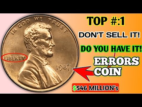 1987 Memorial Lincoln Penny | Error Penny Worth Money | 1987 are worth $25 to $50 or more