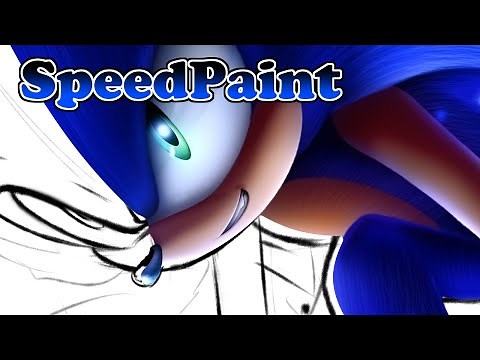 Sonic SpeedPaint - Sonic Adventure - With the Speed of Light