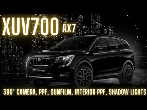XUV700 Ebony Edition TRANSFORMED! Crystal Matrix Mosanite PPF + 360 Camera Upgrade | Car Sonics