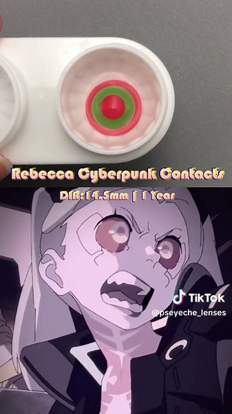 🍭 Create ur #rebeccacyberpunk looks with our #cosplaycontacts #pseyeche #pseyechelenses #halloweencontacts #contactslenses #cosplay