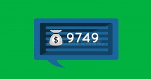 Image of 9749 Money on Green Background Stock Illustration - Illustration of social, nature: 258754680