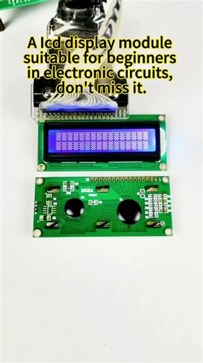 A display module suitable for beginners in electronic circuits, don’t miss it#fypage #for #fyp #foryoupage #lcd #lcddisplay #display #displayscreen #lcddisplaymodule#lcd1602 #1602lcd#lcdlf2023 #circuitdesign #design #designer #electroniccircuit