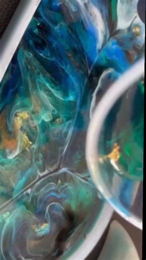 11K views · 82 reactions | Comment “LEARN” and I will send over my full YouTube tutorial for this exact marble resin technique. • • • #resincrafts #artbymalhotra #resinartcommunity #DIYResinArt | Art by Malhotra | Facebook