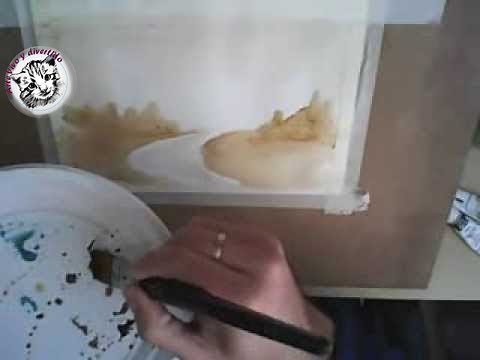 Acuarela paso a paso, primer ejercicio, tu primera acuarela: Como Pintar con Acuarelas