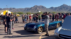 3.4K views · 17 reactions | Dave Kindig of Kindig-it Design unveils his latest CF1 roadster here in Scottsdale — check it out  Goodguys Rod & Custom Association Speedway Motors Wilwood Disc Brakes FORGELINE | Team Speedway | Facebook