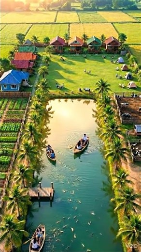 Complete Farm Life Setup 🌿🚜 | Organic Farming, Fish Pond & Village Lifestyle