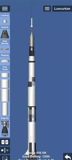 Tutorial Membuat Roket Apollo 11 untuk Pemula